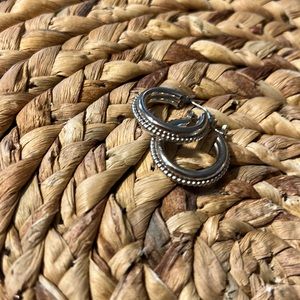 Silver Small Hoops